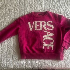 Versace Fuchsia Logo Sweatshirt